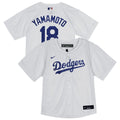 Yoshinobu Yamamoto Los Angeles Dodgers Infant Home Jersey - White