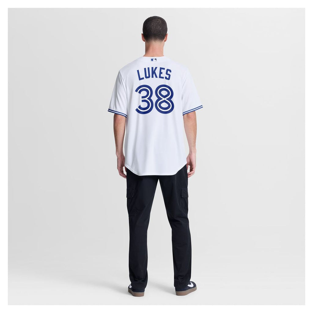 Nathan Lukes Toronto Blue Jays Home Jersey - White