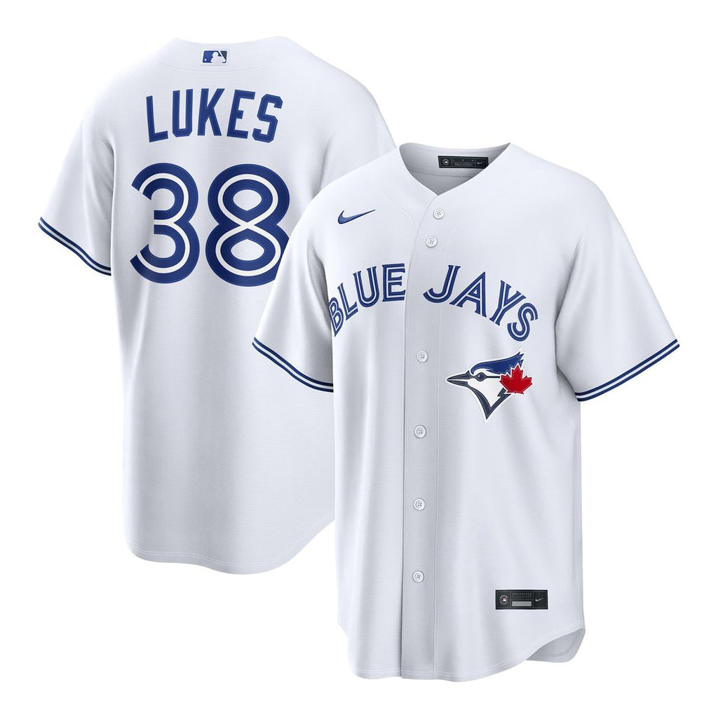 Nathan Lukes Toronto Blue Jays Home Jersey - White