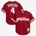 Lenny Dykstra Philadelphia Phillies Authentic Jersey - Scarlet