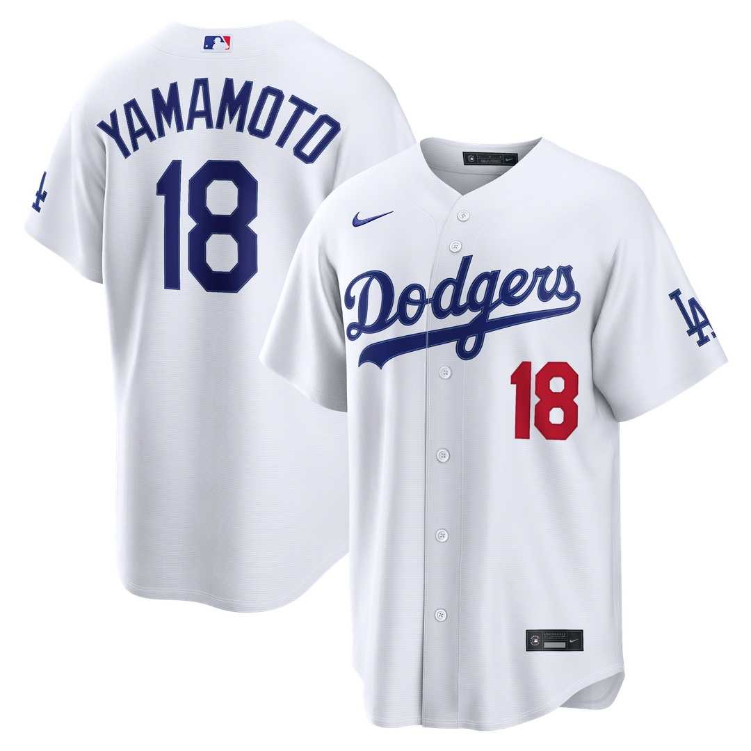 Yoshinobu Yamamoto Los Angeles Dodgers Home Jersey - White