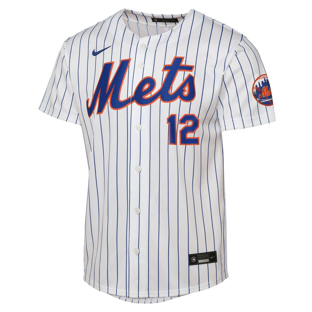 Francisco Lindor New York Mets Youth Alternate Jersey - Black