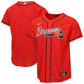 Atlanta Braves Youth Alternate Jersey - Red