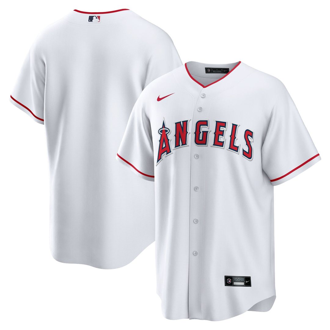 Los Angeles Angels Home Blank Jersey - White