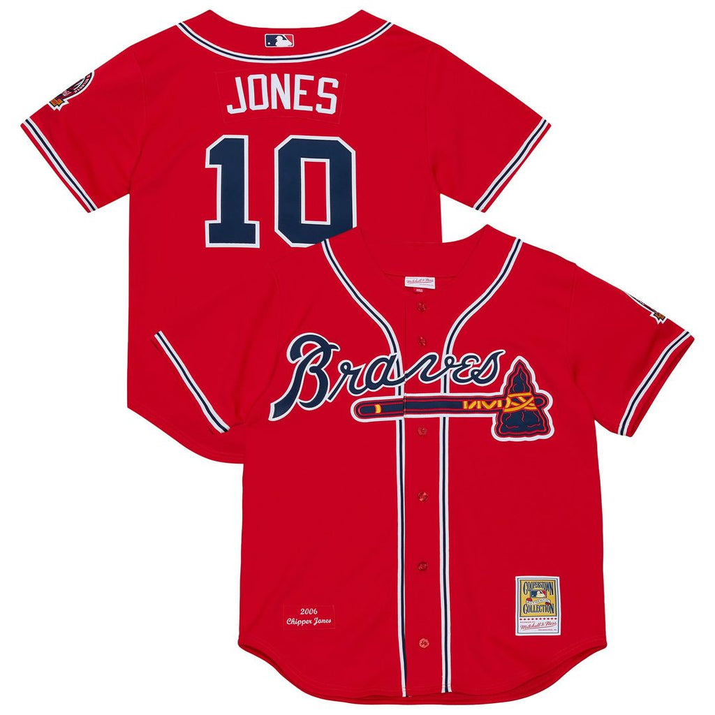 Chipper Jones Atlanta Braves 2006 Jersey - Red