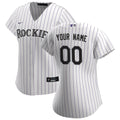 Colorado Rockies Women's Home Replica Custom Jersey - White