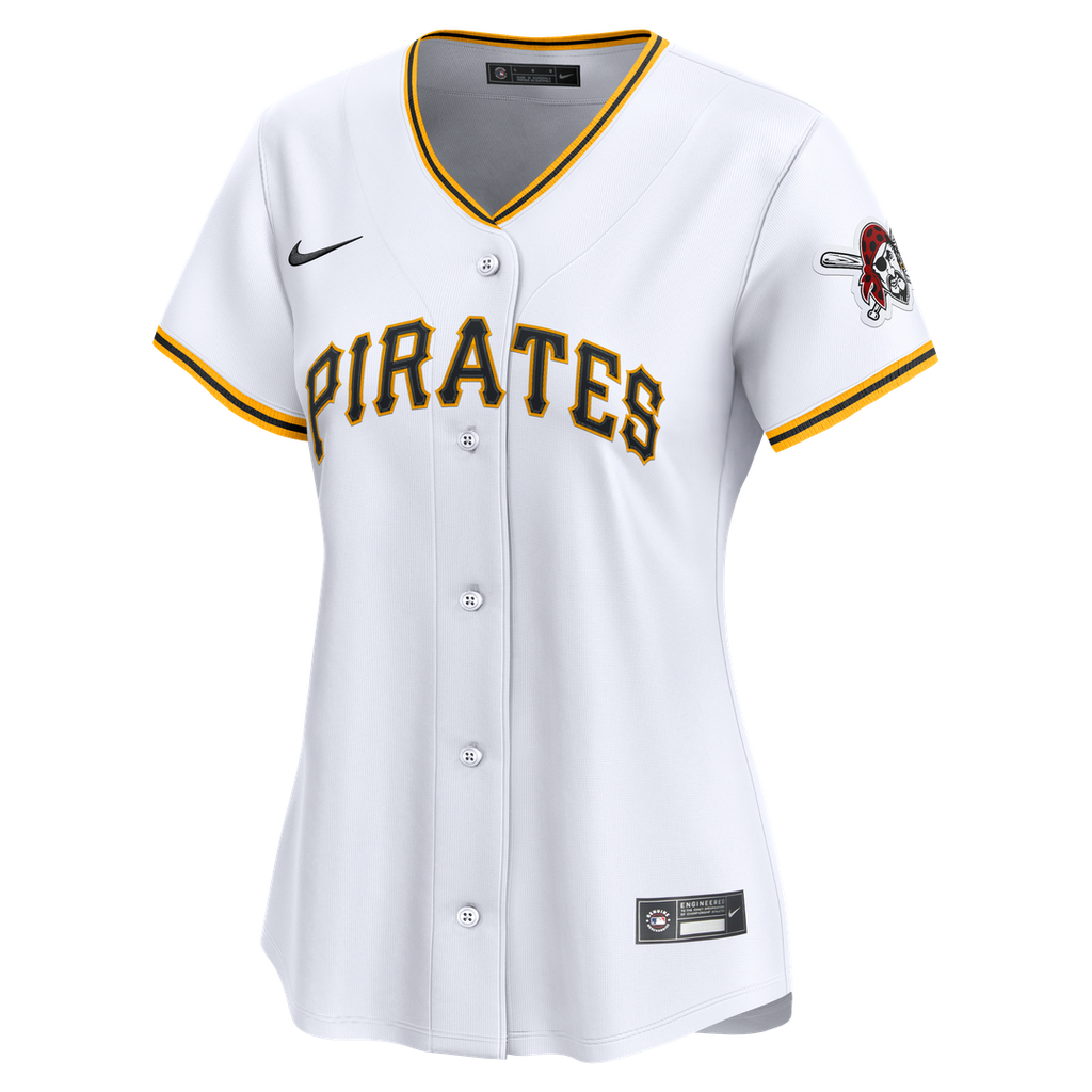 Pittsburgh Pirates Women's Home Jersey - White