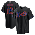 Francisco Lindor New York Mets Alternate Jersey - Black