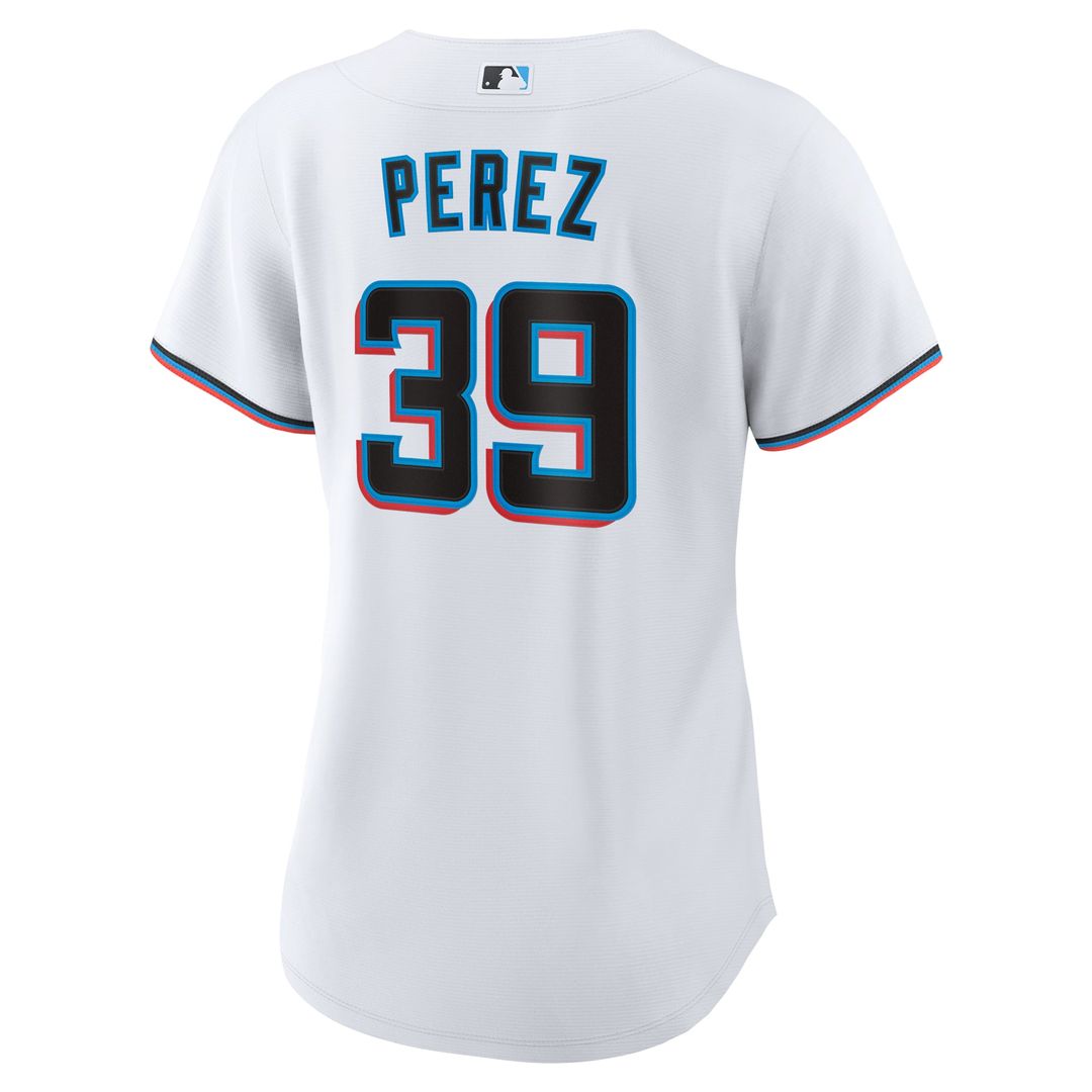 Eury Perez Miami Marlins Women's Home Jersey - White