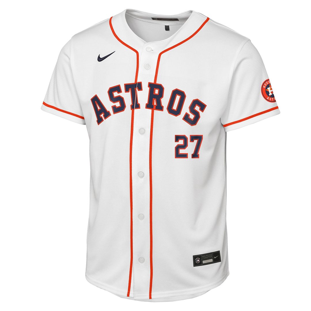 Jose Altuve Houston Astros Youth Home Jersey - White