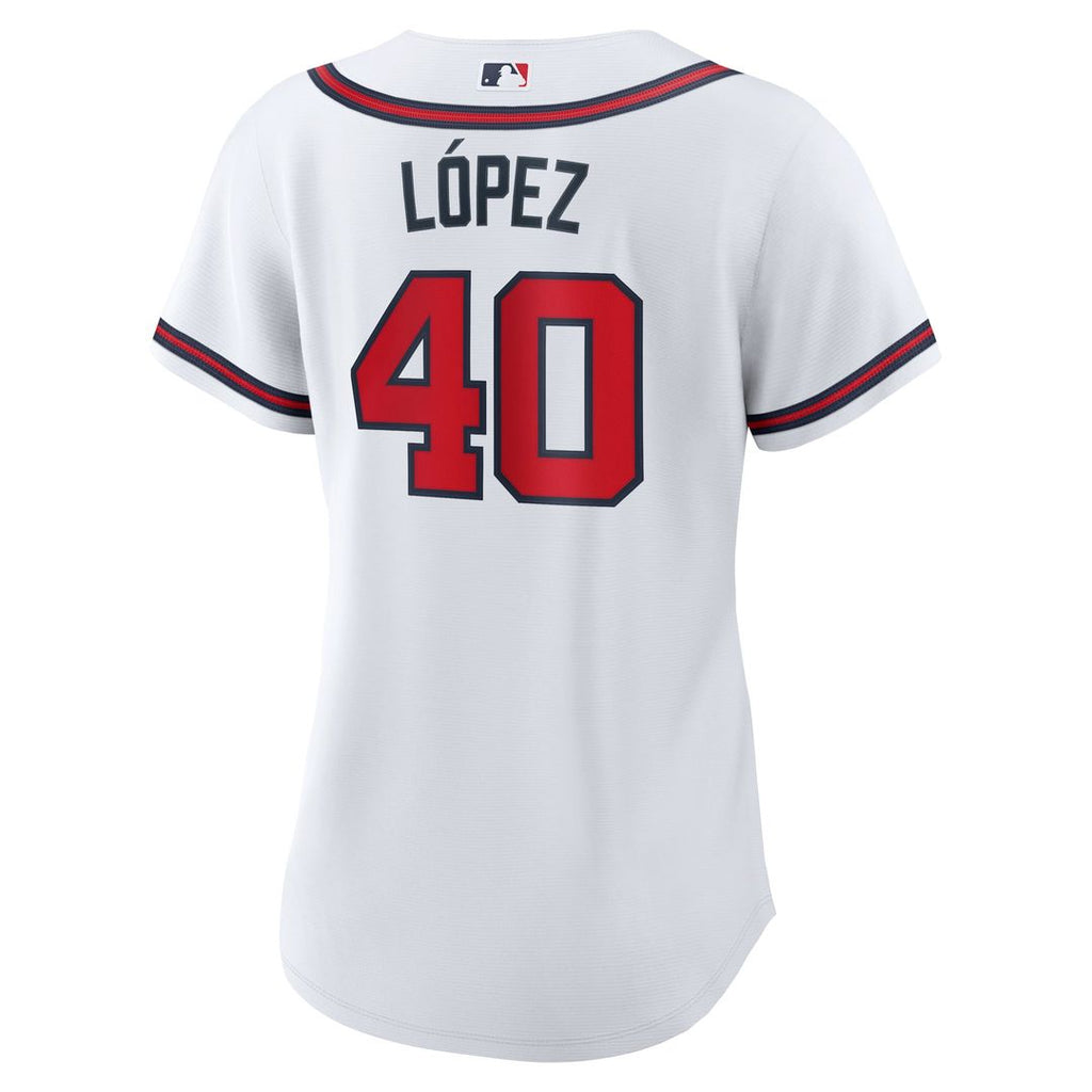 Reynaldo Lopez Atlanta Braves Women's Home Jersey - White