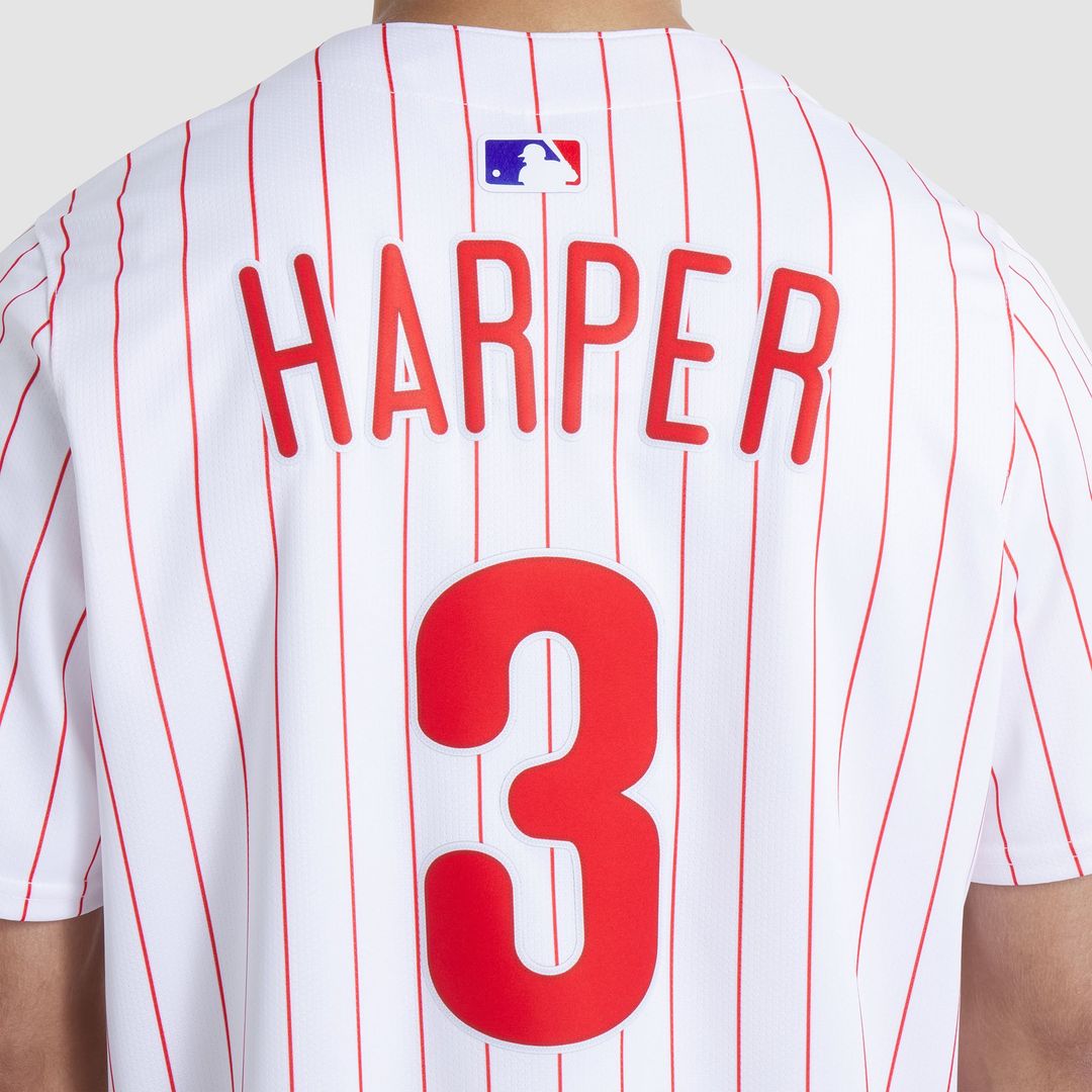Bryce Harper Philadelphia Phillies Home Jersey - White