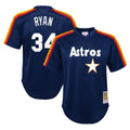 Nolan Ryan Houston Astros Youth Mesh Jersey - Navy
