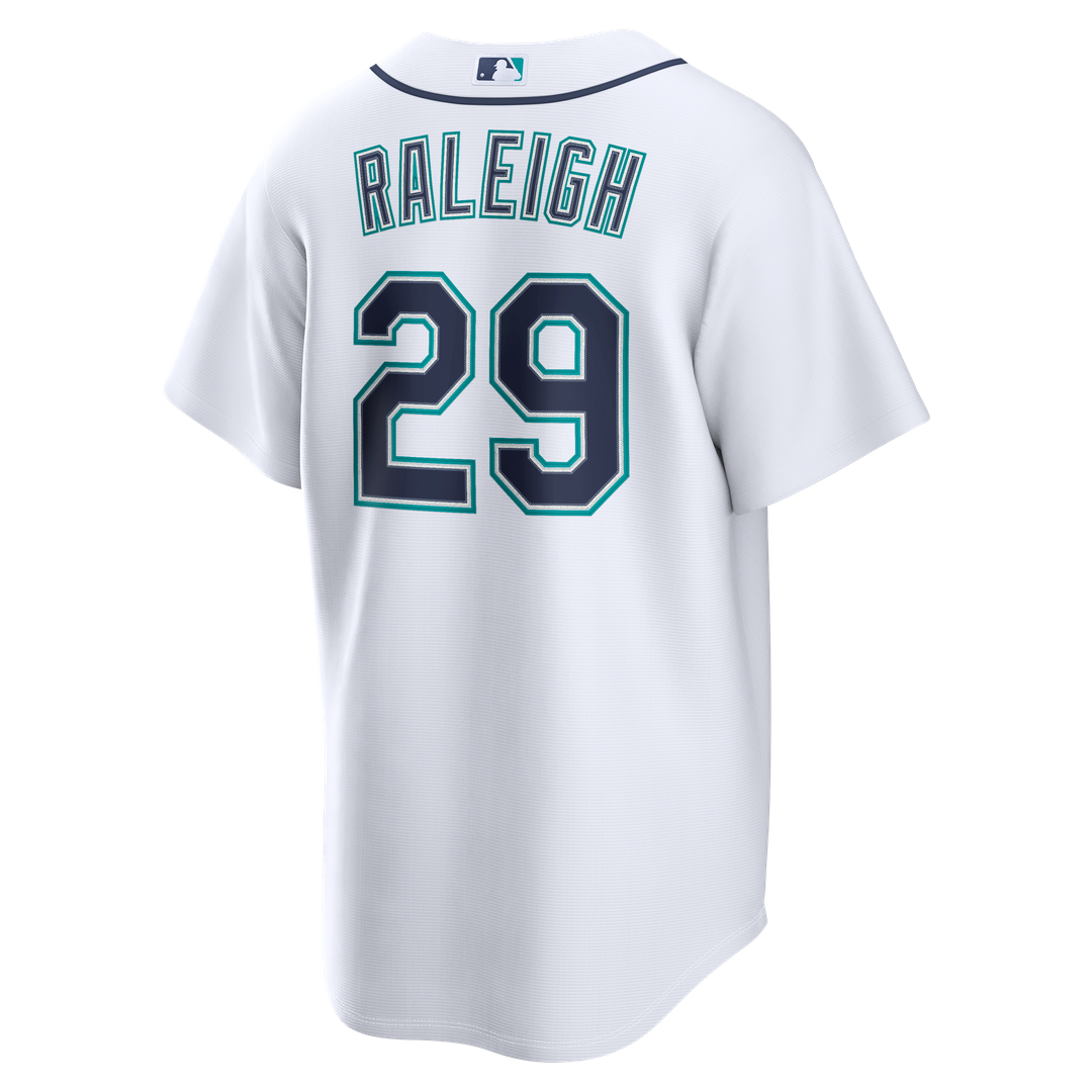 Cal Raleigh Seattle Mariners Home Jersey - White
