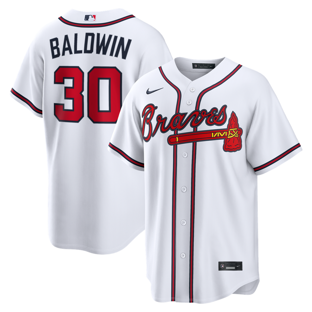 Drake Baldwin Atlanta Braves Home Jersey - White
