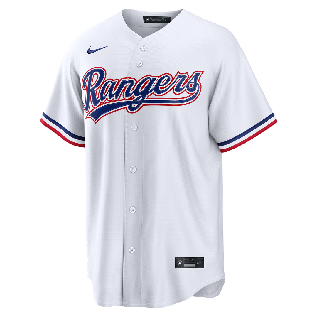 Jake Burger Texas Rangers Home Jersey - White