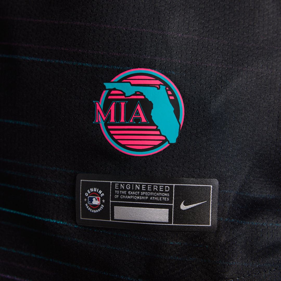 Miami Marlins Women's 2025 Jersey - Black