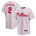 Justin Crawford Philadelphia Phillies Home Jersey - White