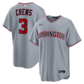 Dylan Crews Washington Nationals Road Jersey - Gray