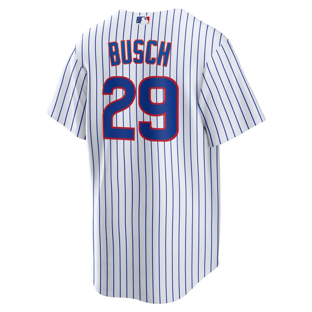 Michael Busch Chicago Cubs Home Jersey - White