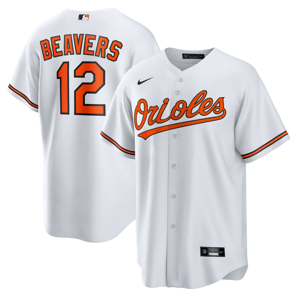 Dylan Beavers Baltimore Orioles Home Jersey - White