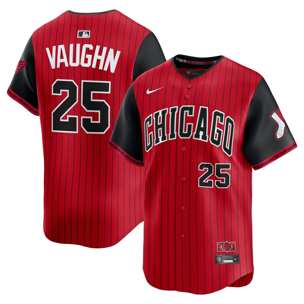 Andrew Vaughn Chicago White Sox 2025 Jersey - Red/Black