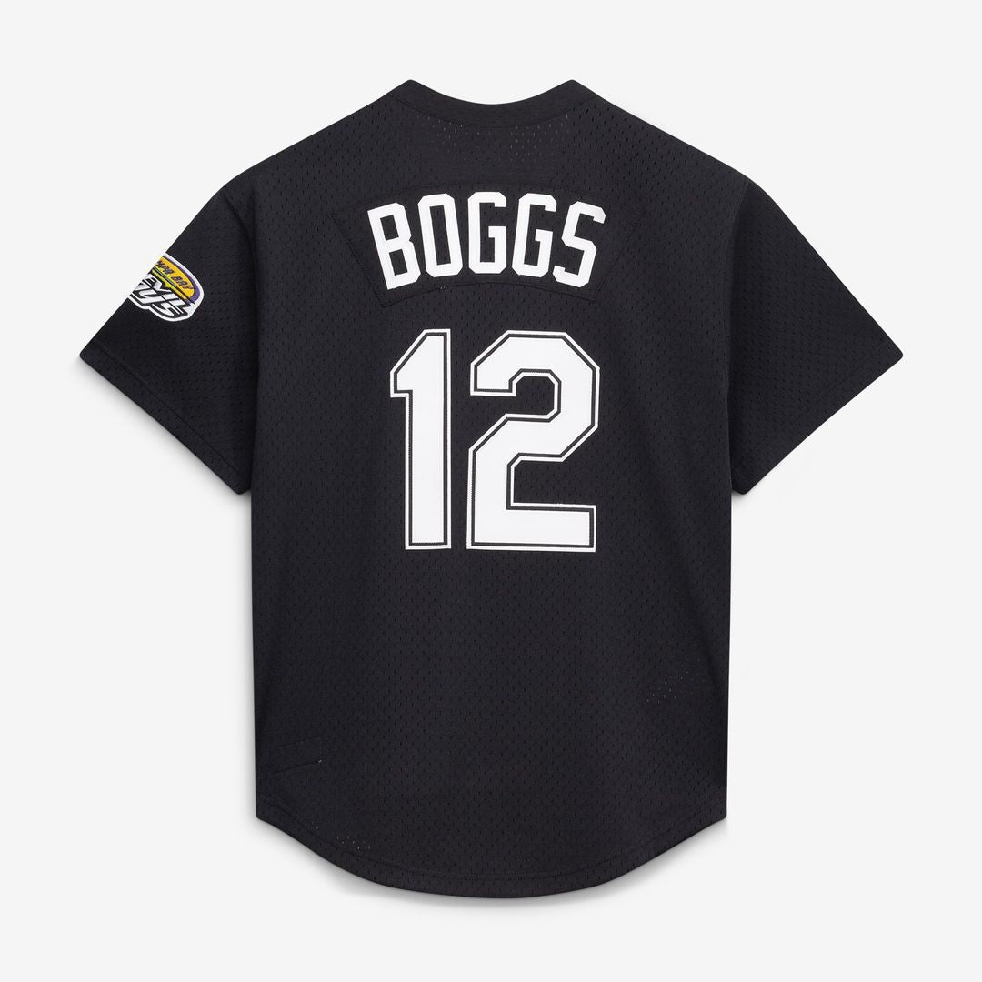 Wade Boggs Tampa Bay Rays Authentic Jersey - Black