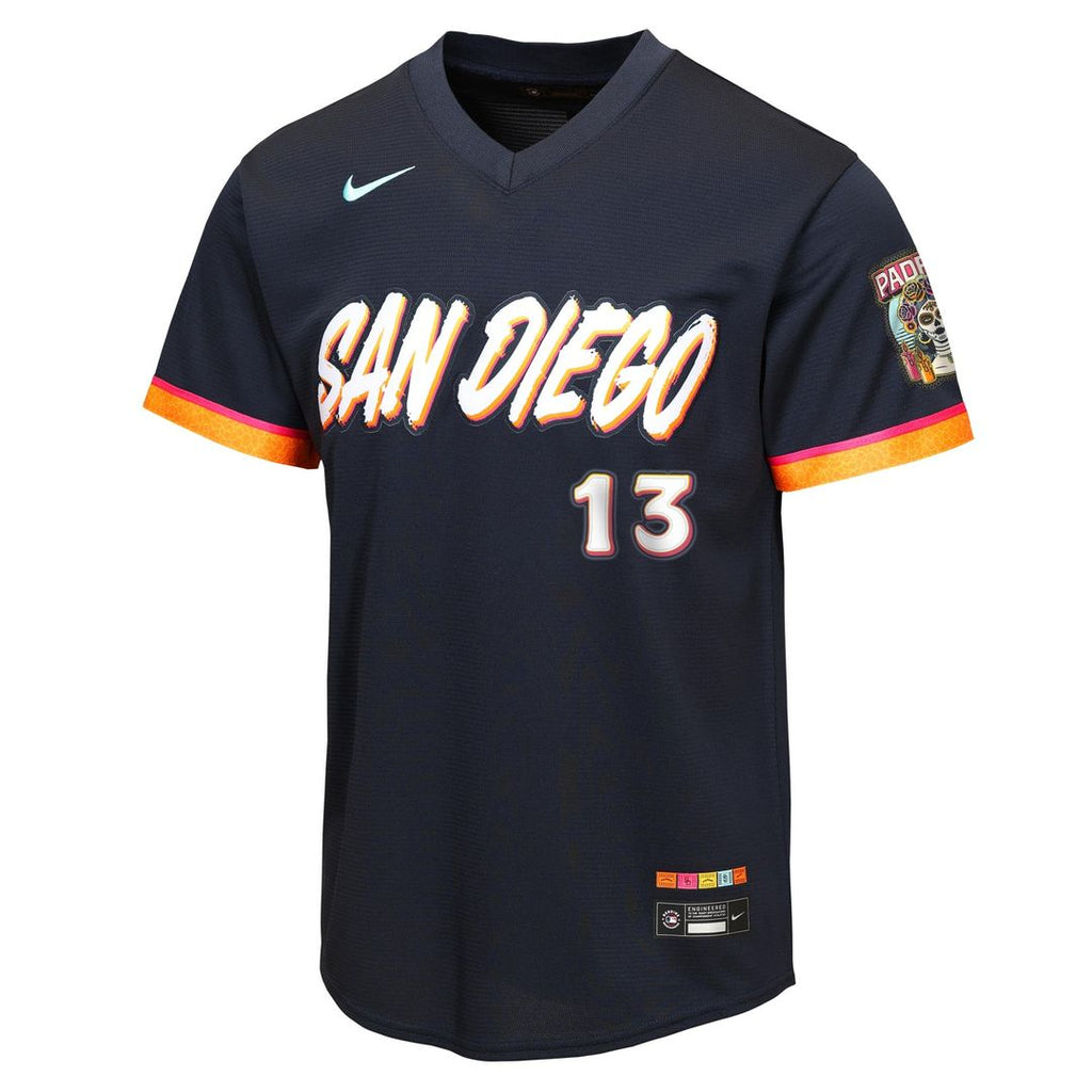 Manny Machado San Diego Padres Youth 2026 Jersey - Obsidian