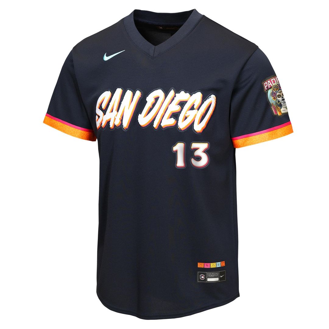 Manny Machado San Diego Padres Youth 2026 Jersey - Obsidian