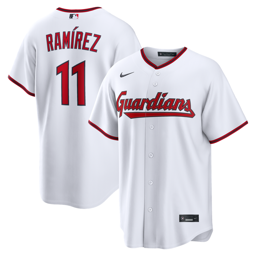 José Ramírez Cleveland Guardians Home Jersey - White
