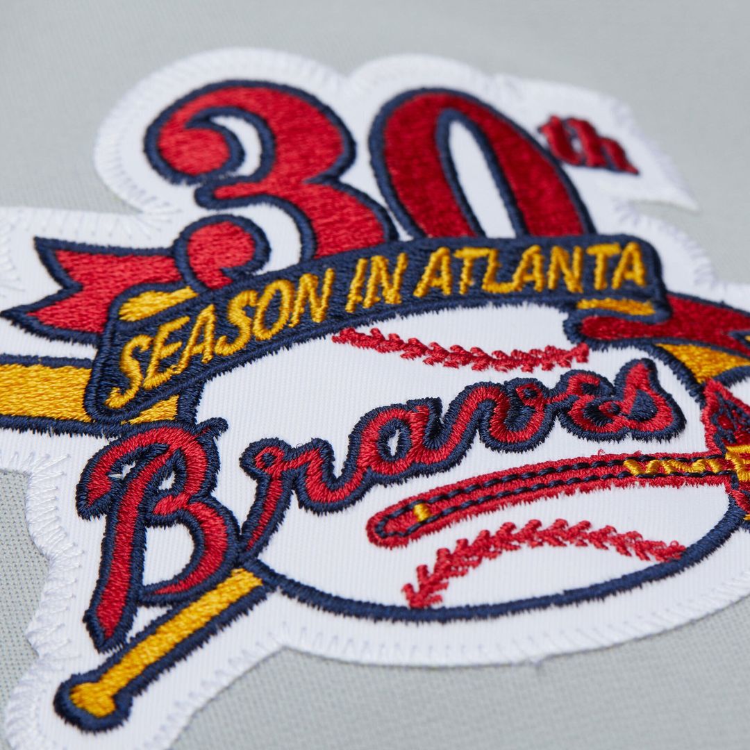 Fred McGriff Atlanta Braves 1995 Throwback Jersey - Gray