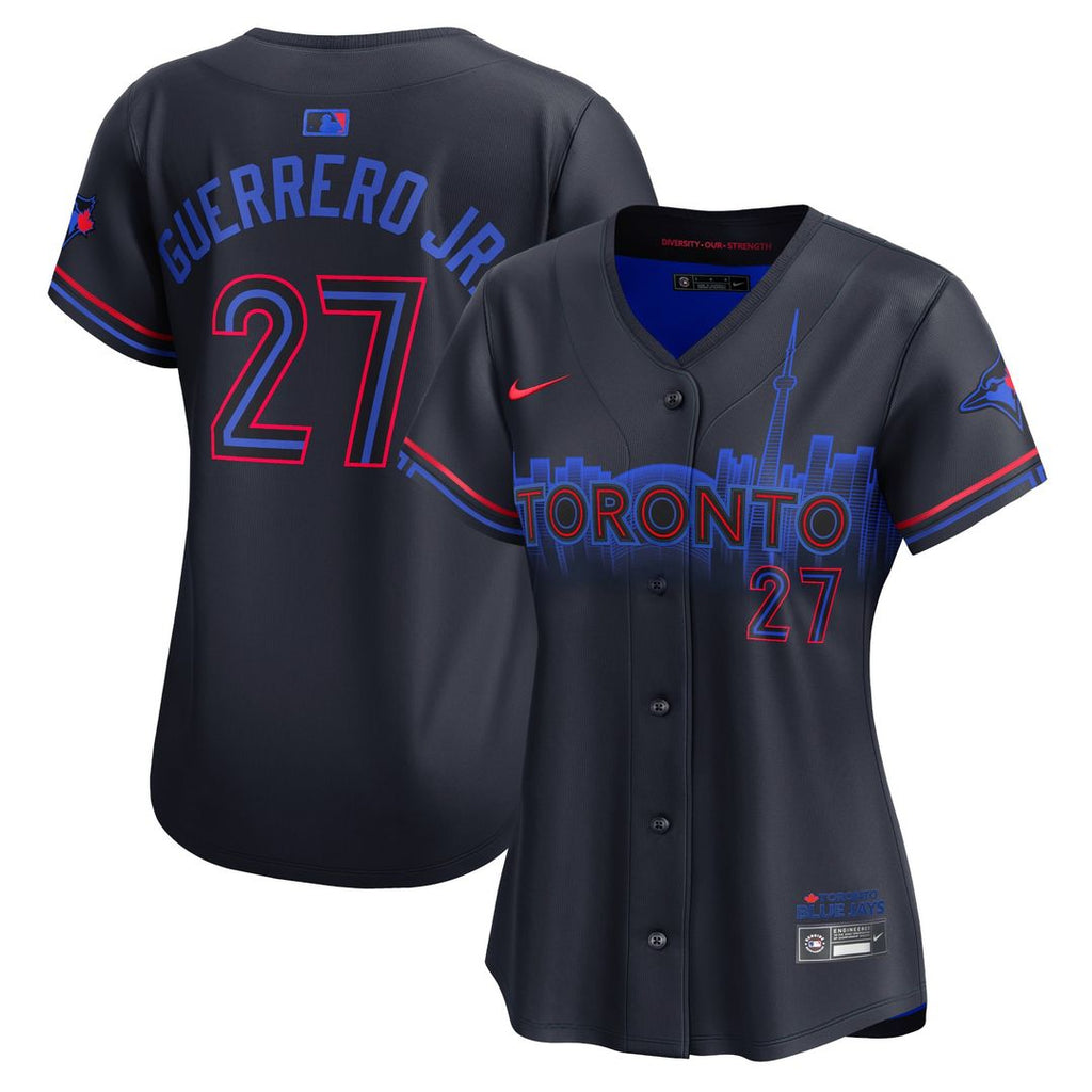 Vladimir Guerrero Jr. Toronto Blue Jays Women's 2024 Jersey - Navy
