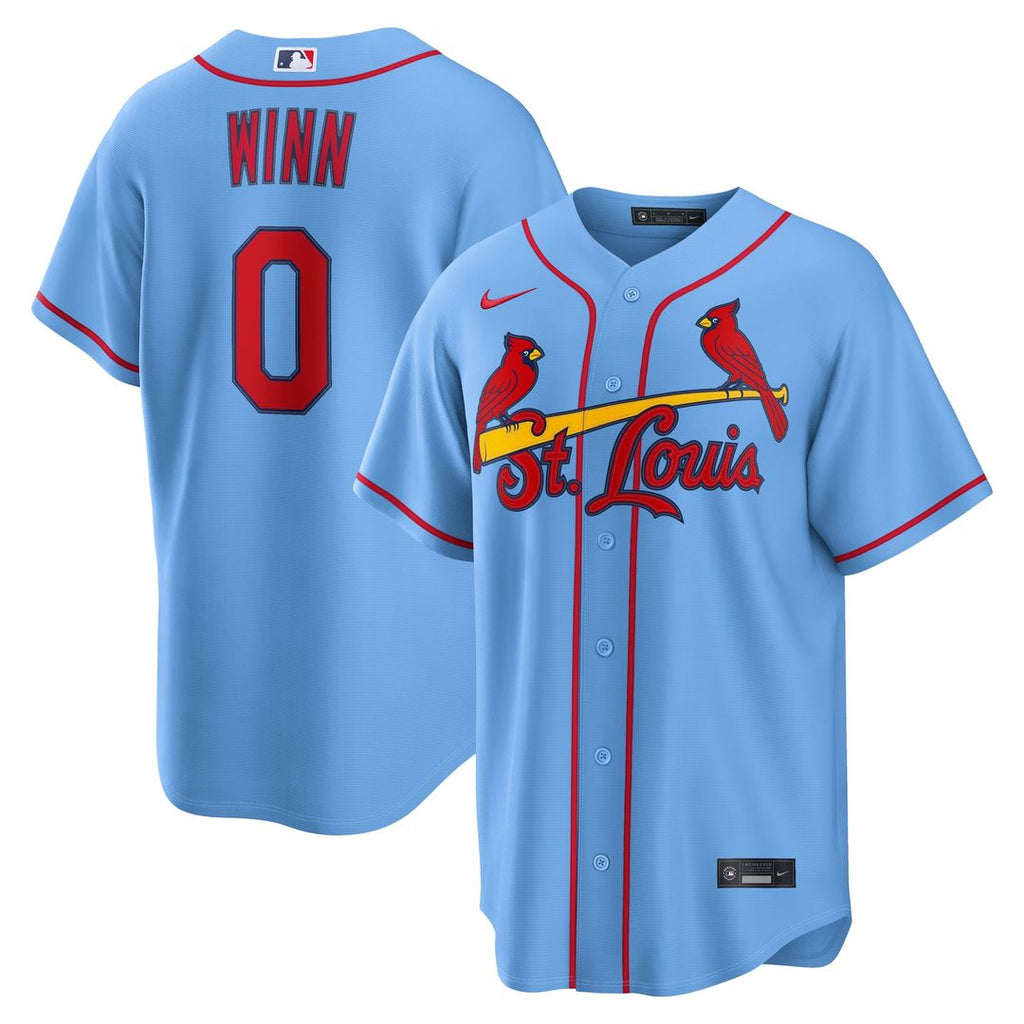 Masyn Winn St. Louis Cardinals Alternate Jersey - Light Blue