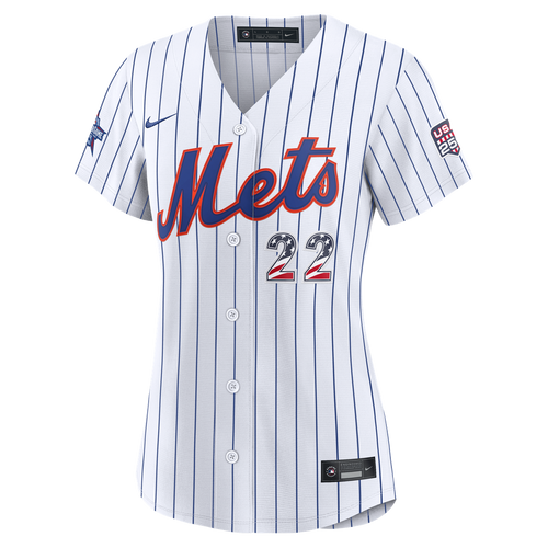 2026 All-Star Edition Stars & Stripes Women's New York Mets Juan Soto White Jersey