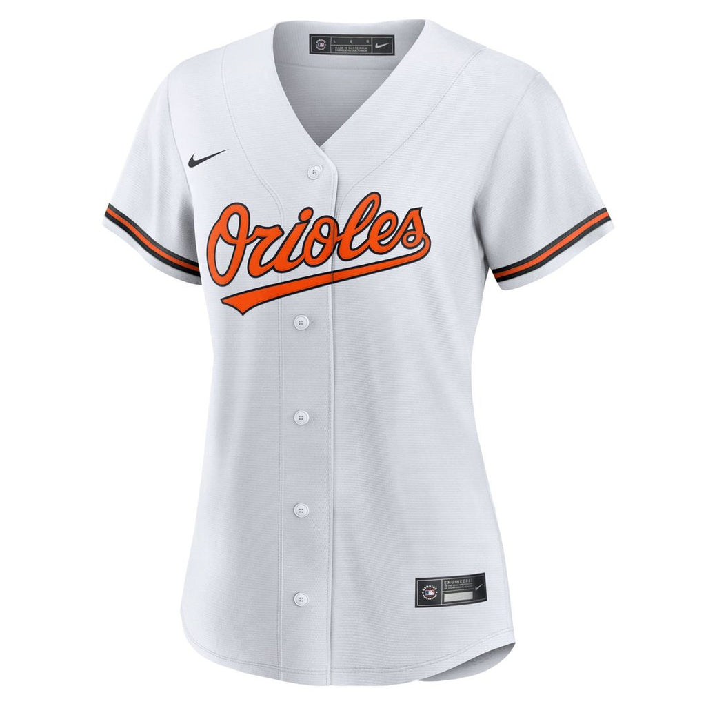 Adley Rutschman Baltimore Orioles Women's Home Replica Player Jersey - White