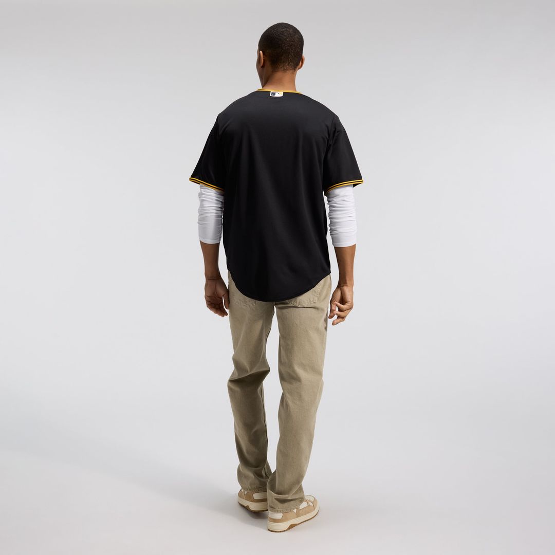 Pittsburgh Pirates Alternate Replica Team Jersey - Black