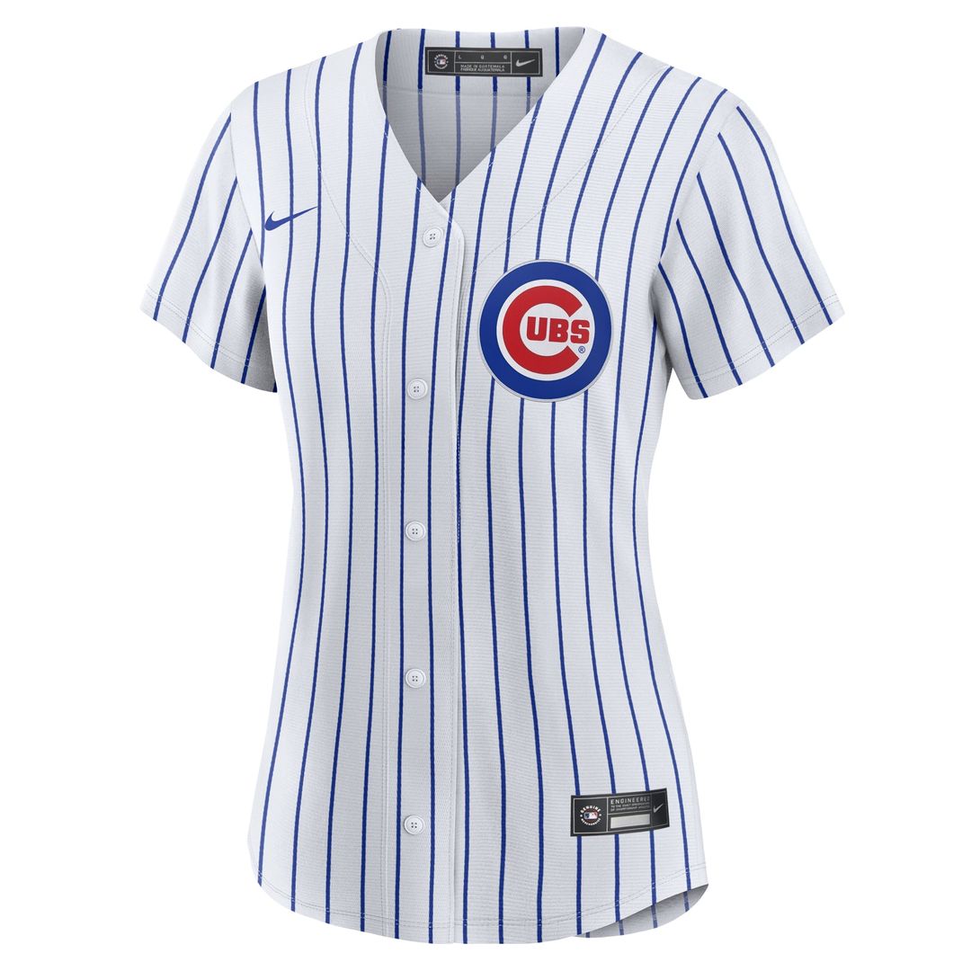 Chicago Cubs Women's #1 Bride Home Jersey - White