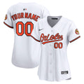 Baltimore Orioles Women's Home Limited Custom Jersey - White