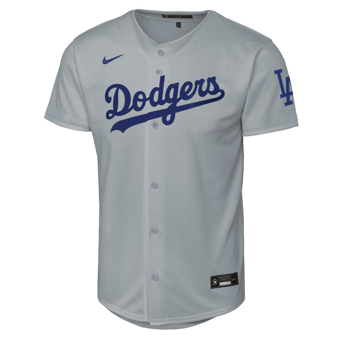 Los Angeles Dodgers Youth Alternate Jersey - Gray