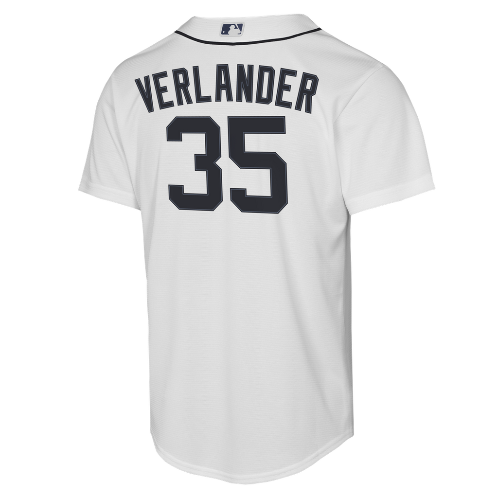 Justin Verlander Detroit Tigers Youth Home Jersey - White