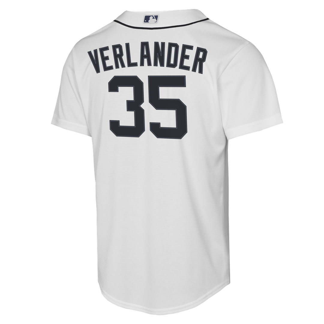 Justin Verlander Detroit Tigers Youth Home Jersey - White
