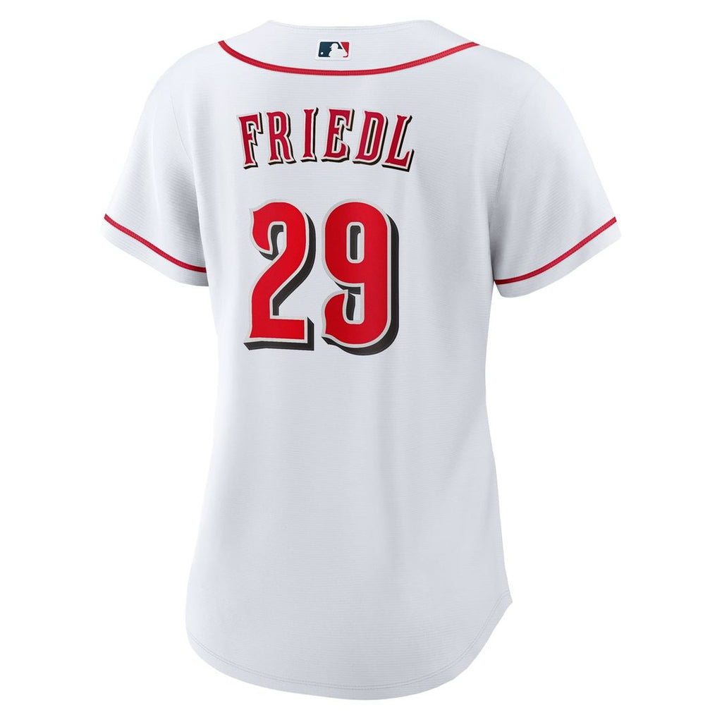 TJ Friedl Cincinnati Reds Women's Home Jersey - White