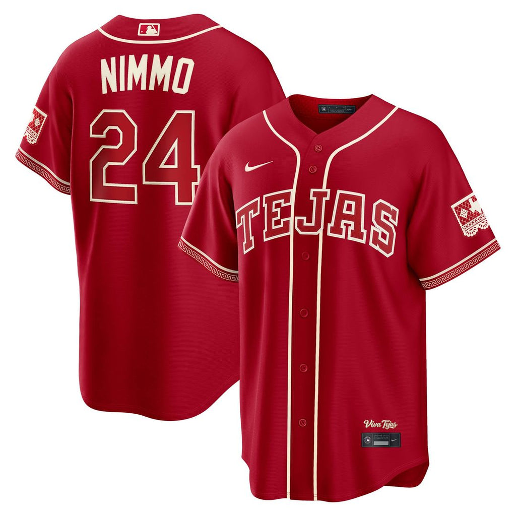 Brandon Nimmo Texas Rangers 2026 Jersey - Red