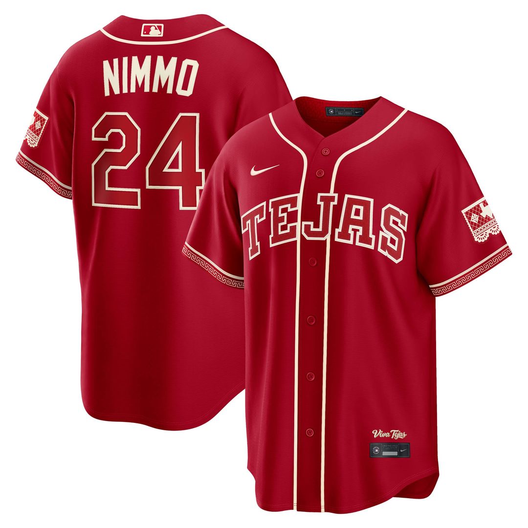Brandon Nimmo Texas Rangers 2026 Jersey - Red