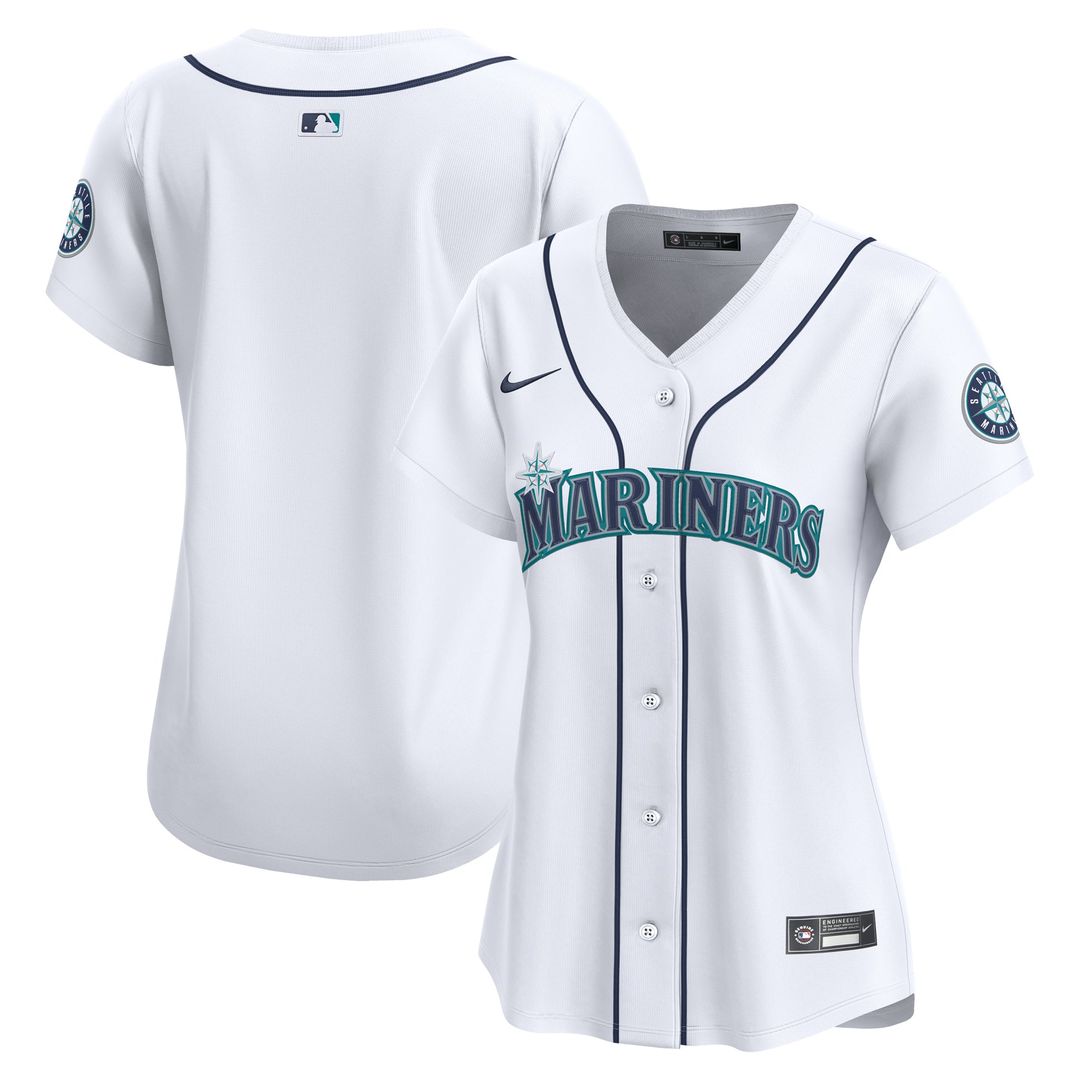 Seattle Mariners Women's Home Jersey - White