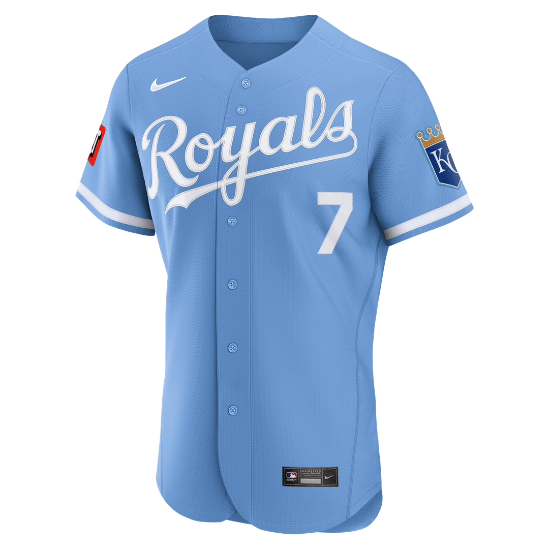 Bobby Witt Jr. Kansas City Royals Home Authentic Sponsor Patch Jersey - White