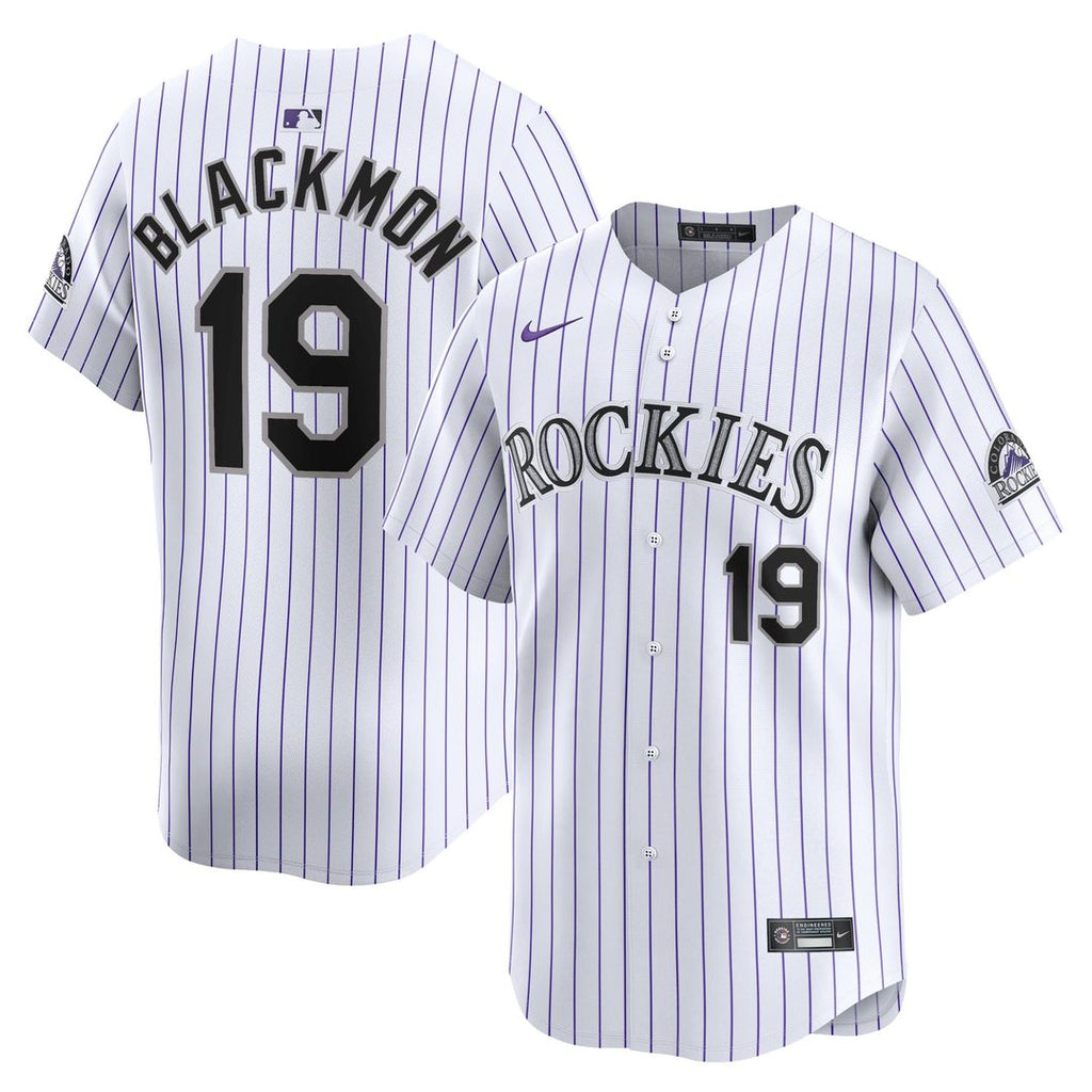 Charlie Blackmon Colorado Rockies Youth Home Jersey - White