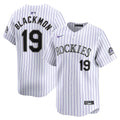Charlie Blackmon Colorado Rockies Youth Home Jersey - White