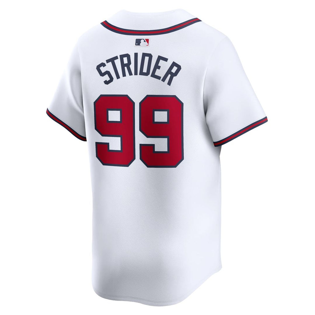 Spencer Strider Atlanta Braves Home Jersey - White
