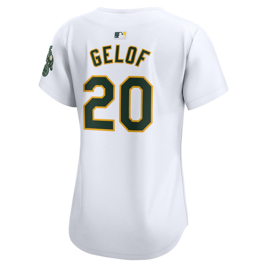 Zack Gelof Athletics Women's Home Jersey – White